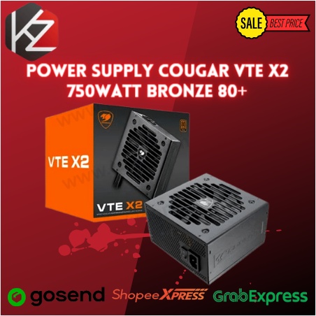 Power Supply Cougar VTE X2 750watt Bronze 80+ - PSU Cougar 750W VTE X2