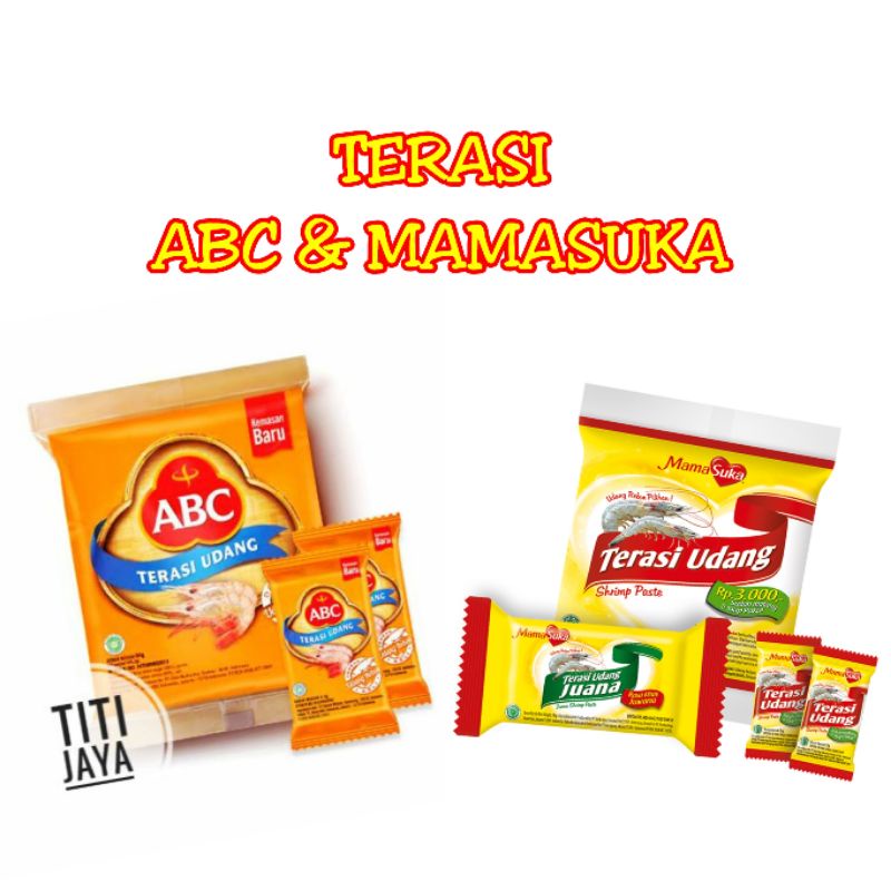 

TERASI UDANG ABC MAMASUKA JUWANA JUMBO PAK SACHET 4,2GR ECER GROSIR TERMURAH