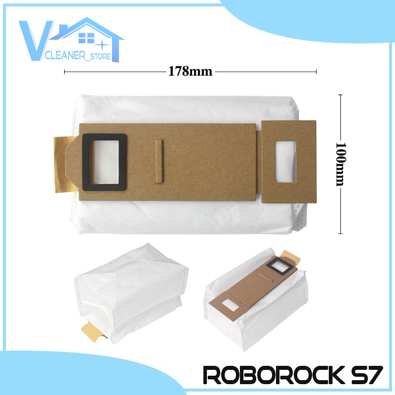 Aksesoris OEM Robot Vacuum Cleaner Roborock S7 T7S T7S PLUS Side Brush / Main Brush/ Brush Cover / Dust Bag