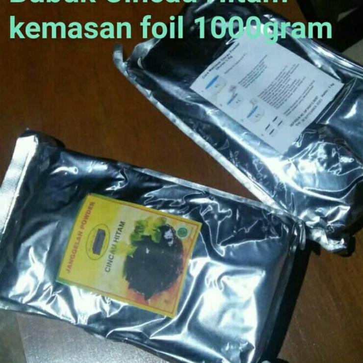 

Dijamin Ori>/ Cincau hitam Bubuk / Serbuk Cincau Hitam / Cincau Powder kemasan foil 1kg