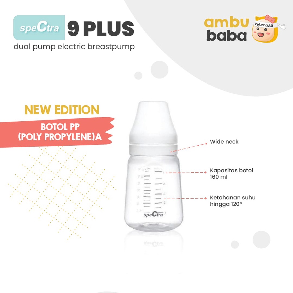 Breast Pump Spectra 9 plus 9+ Pompa Asi original New Motor garansi resmi indonesia