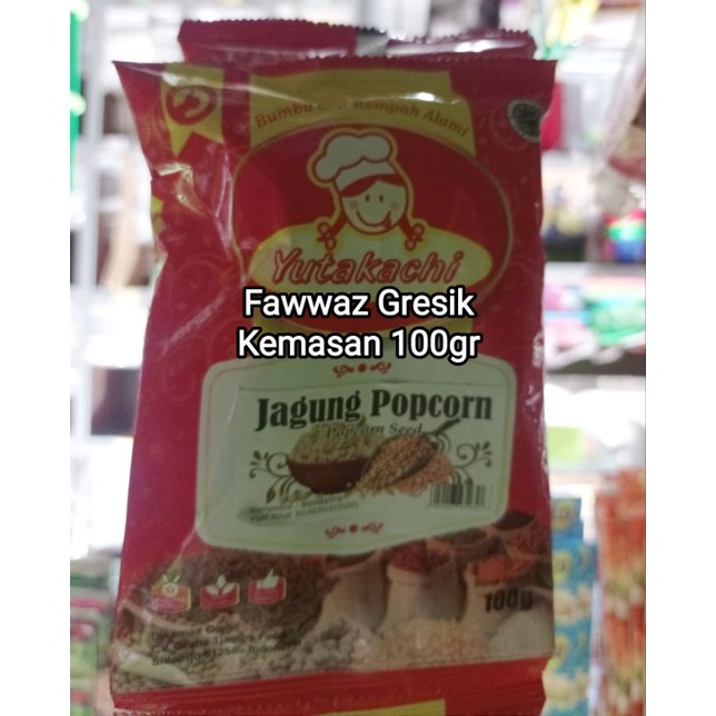 Jagung Popcorn Super 100 Gram / Jagung Popcorn Mentah 100gr Yutakachi / Jagung Berondong