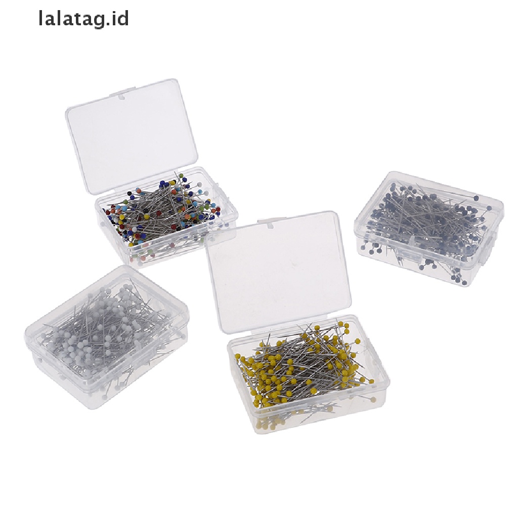 [lalatag] 250pcs/lot Jahit Lurus Dressmaking Pins Pearl Head Straight Quilg Pins [ID]