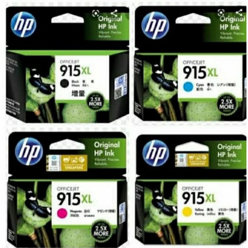 Tinta HP Cartridge 915xl black+915 color 1set OfficeJet 8010/8020/8030 All-in-One