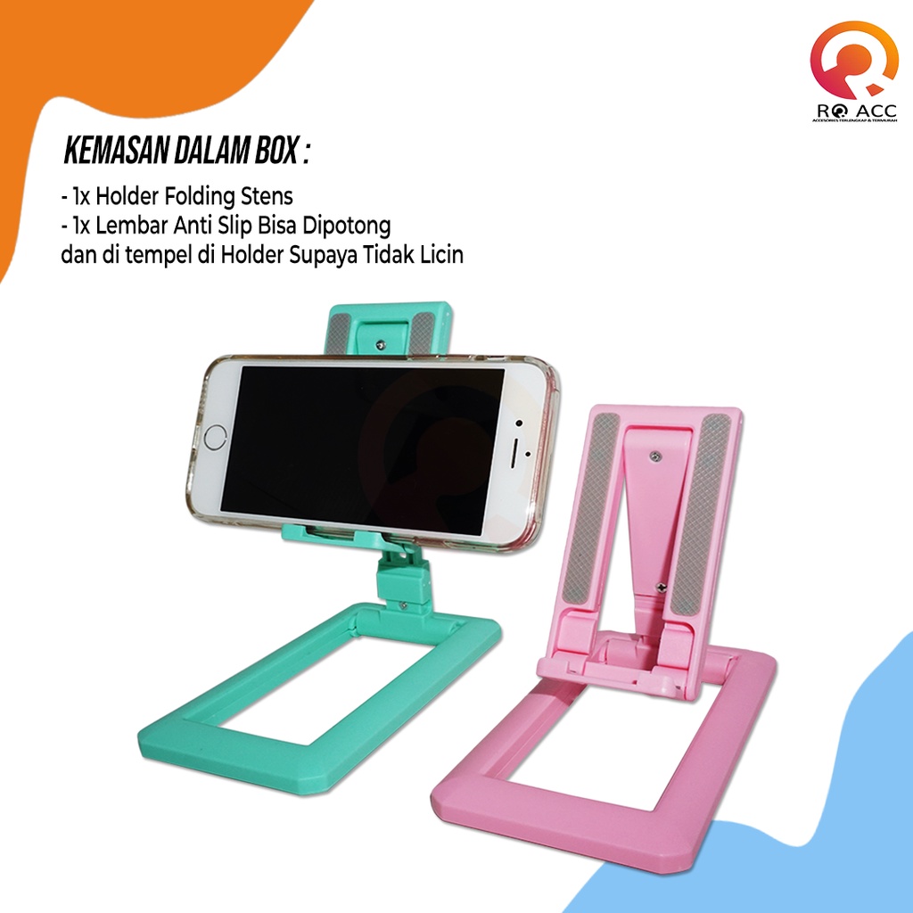 [RO ACC]  TRANSFORMERS HOLDER HP FOLDING STAND FOLDING STEN TATAKAN HP DI MEJA