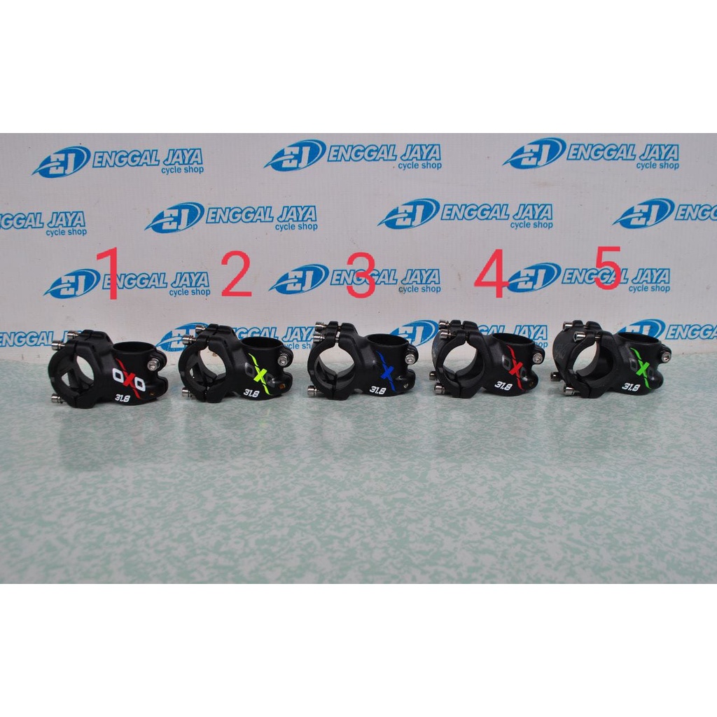 Stem Sepeda MTB Oversize 31.8 Pendek 35mm OXO Alloy By Strummer TAIWAN - Stem Sepeda OXO Type 608 Pe