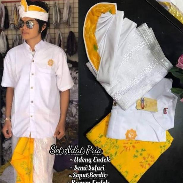 Setelan Pakaian Adat bali Pria