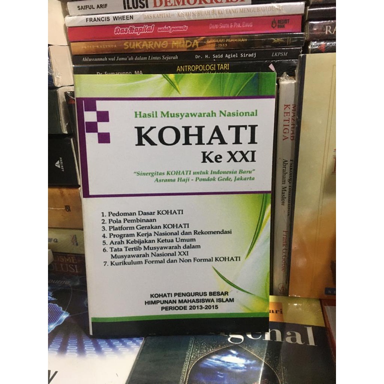 Hasil musyawarah kohati XXI - buku hmi