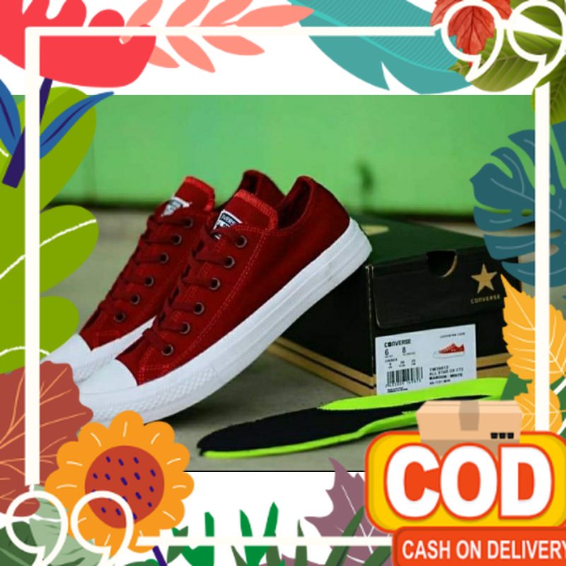 sepatu converse ct batok putih polos pria wanita / Anakanak dewasa