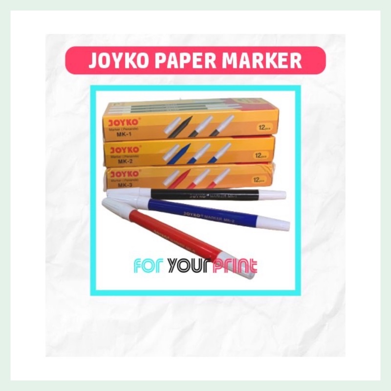 

JOYKO PAPER MARKER / SPIDOL JOYKO MK-1 / SPIDOL KERTAS JOYKO KECIL PENANDA PEN