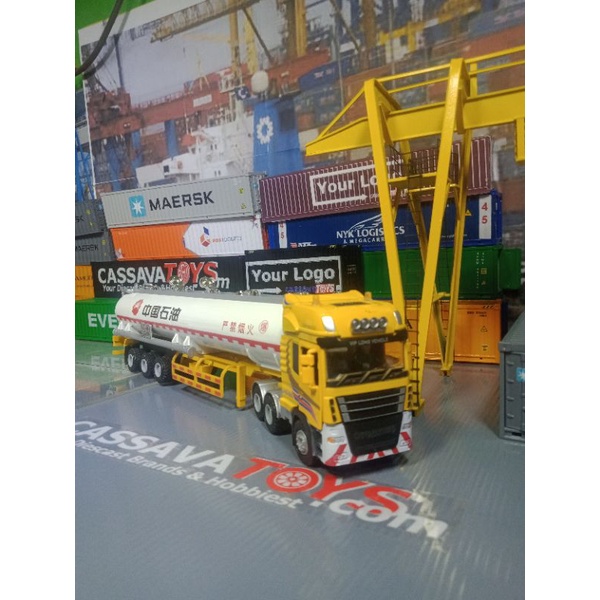 Diecast Truck tangki scala 1/50 Alloy Scania