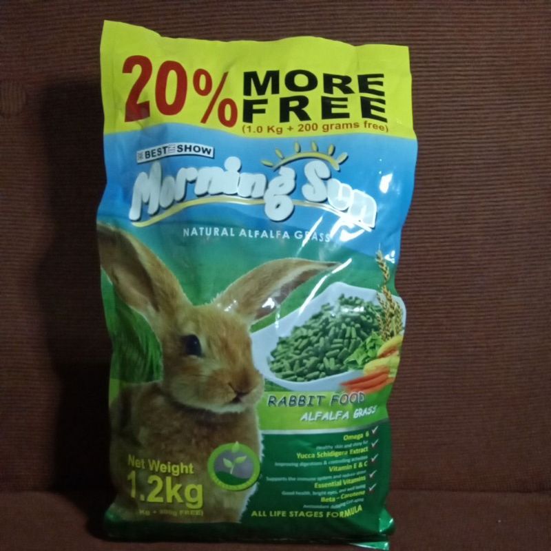 Pelet Kelinci Morning Sun 1.2kg