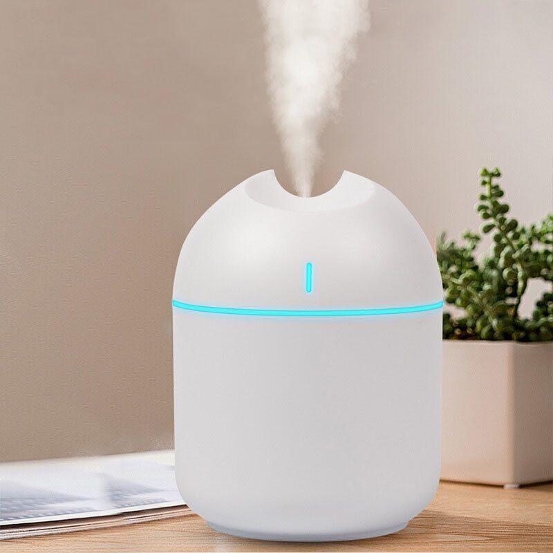 Mini USB Humidifier 250Ml Udara Diffuser Purifier Untuk Rumah Mobil USB Fogger Pembuat Kabut Dengan LED Malam Lampu