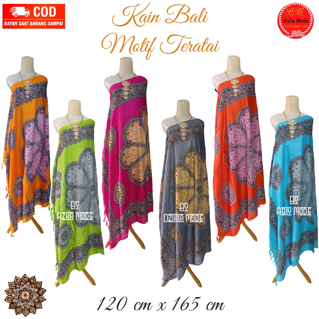 Kain Pantai Kain Bali Pantai - Kain Bali Motif New Teratai Standar - Sarung Pantai SEMBILAN MODE - Sarung Bali - Kain Pantai - Kain Katun Jepang - Kain Untuk Hiasan Dinding - Kain Untuk Plafon Mobil Truk Dan Mobil 3/4 Lainnya