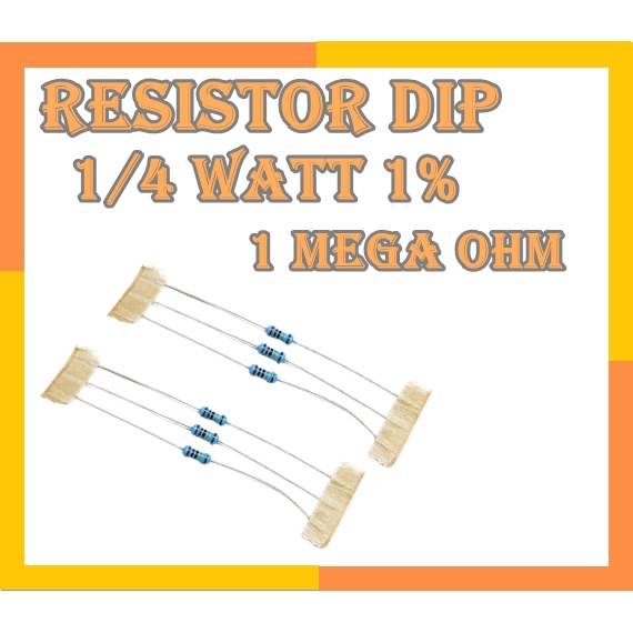 Resisotor 1/4 watt 1M mega ohm