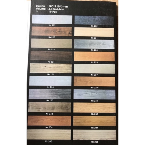 VINYL PLANK 3 mm NASA