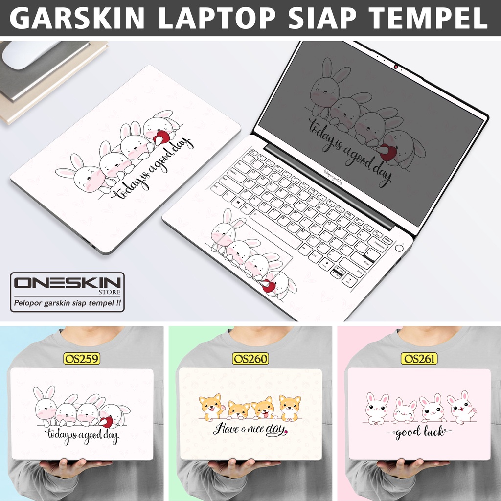 Garskin Sticker Laptop Protector Macbook Full Body Bottom Bezel Palmrest Skin Dog Nice Day