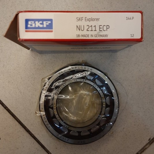 CYLINDRICAL ROLLER BEARING NU 211 ECP MERK SKF ORIGINAL