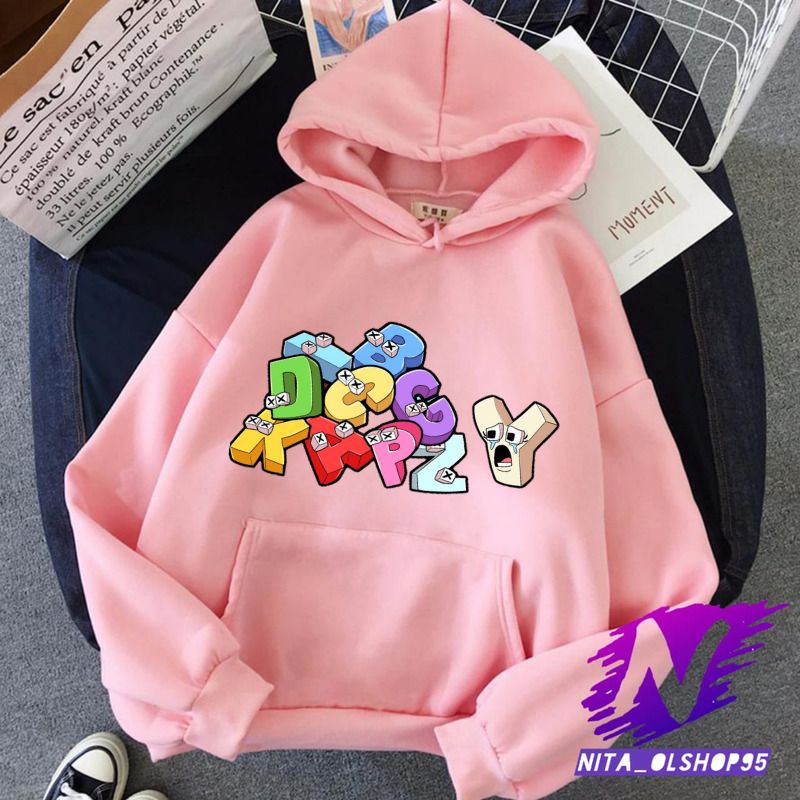 SWEATER HOODIE ANAK ALPHABET ROBLOX GAME