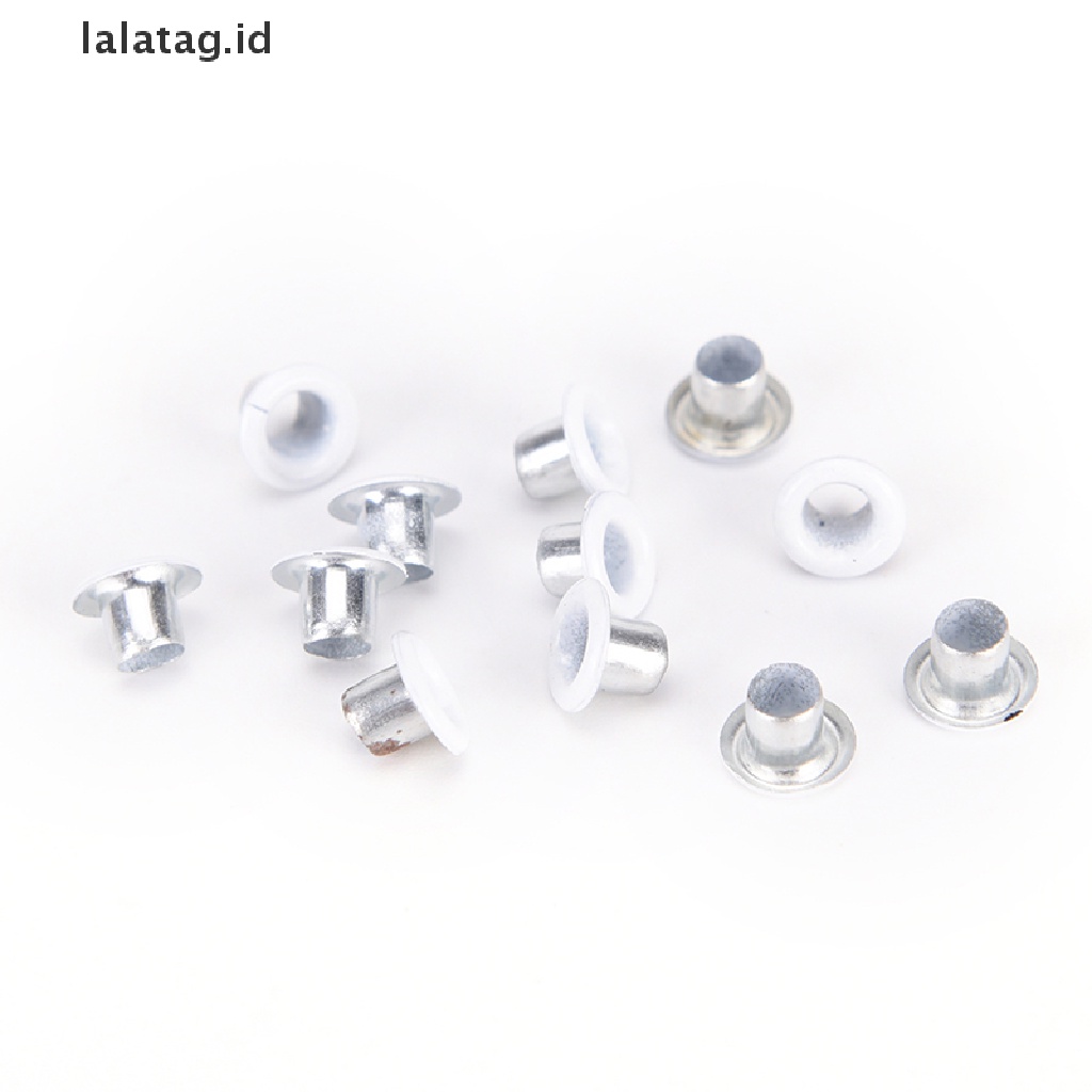 [lalatag] 100pcs 3mm Scrapbook Eyelet Random Mata Ayam Metal Warna Campur Untuk Pakaian DIY New [ID]