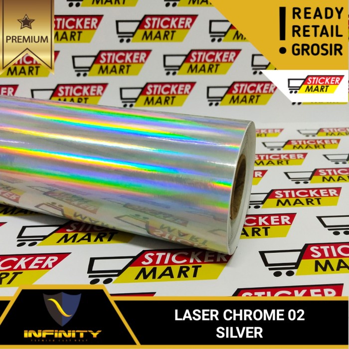 

TERLARIS | Sticker Laser Chrome Hologram Rainbow skotlet motor & cutting Uk 152CM