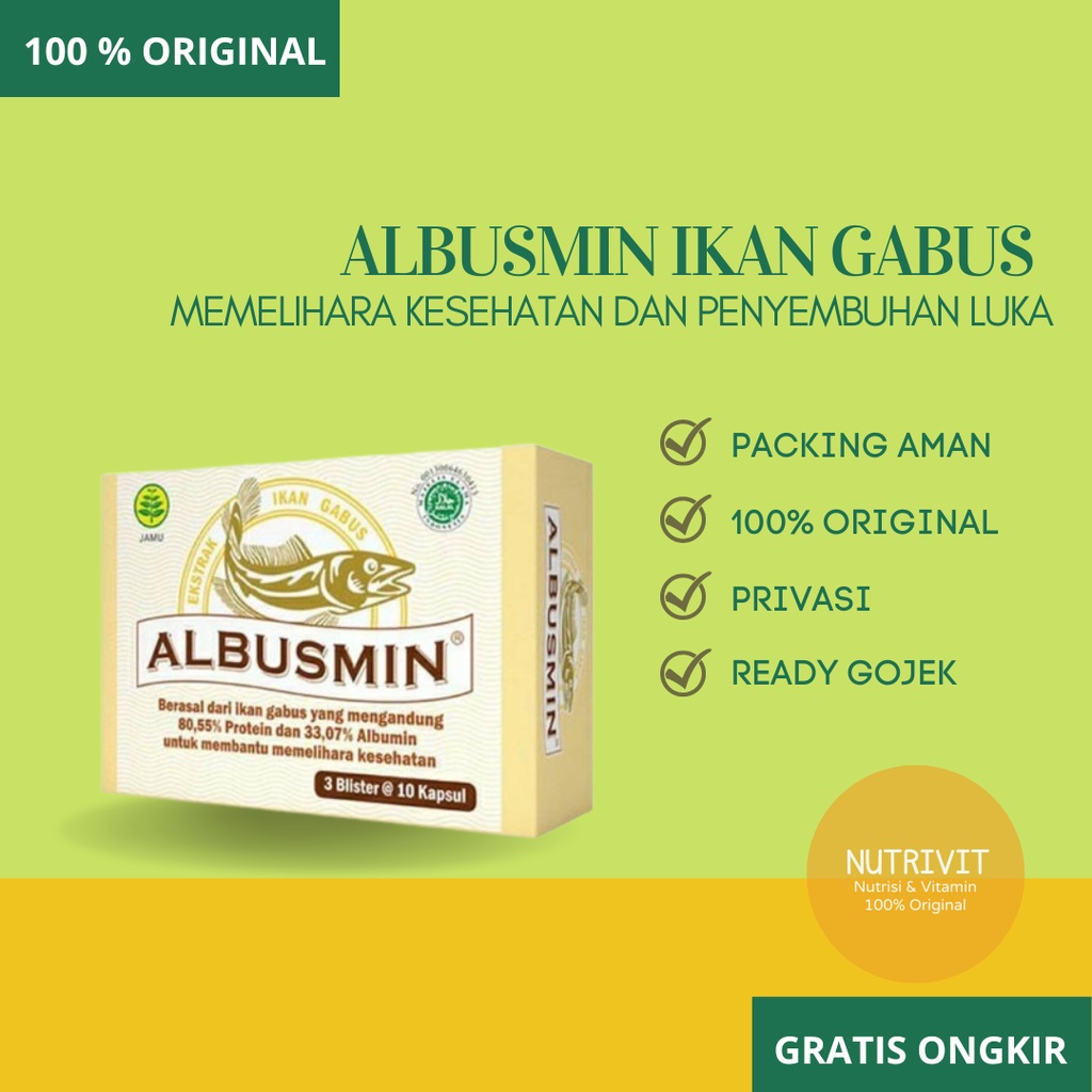 Albusmin Ekstrak Ikan Gabus 1 strip