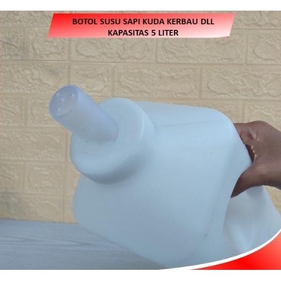 Botol Dot Susu Sapi 5 Liter Dot Susu Sapi Kerbau Kuda Kambing Babi Plus Botol Kapasitas 5L Kualitas 