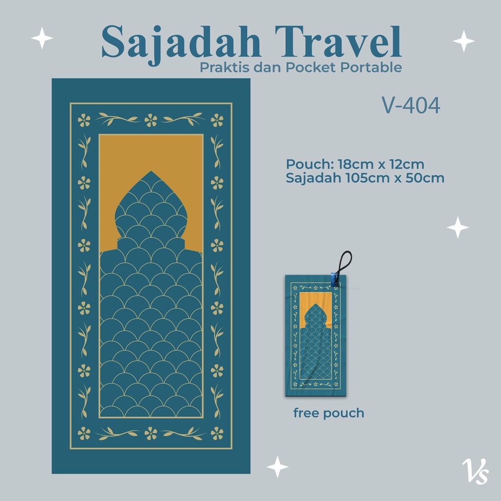 V -  404 || SAJADAH TRAVEL/SAJADAH SOUVENIR TAHLILAN/ SOUVENIR HAJI/ SOUVENIR AQIKAH DAN SOUVENIR PESTA FREE POUCH