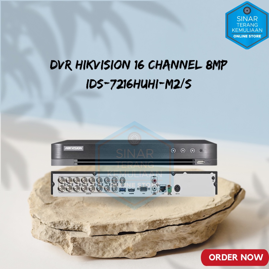 DVR HIKVISION 16 CHANNEL 8MP iDS-7216HUHI-M2/S
