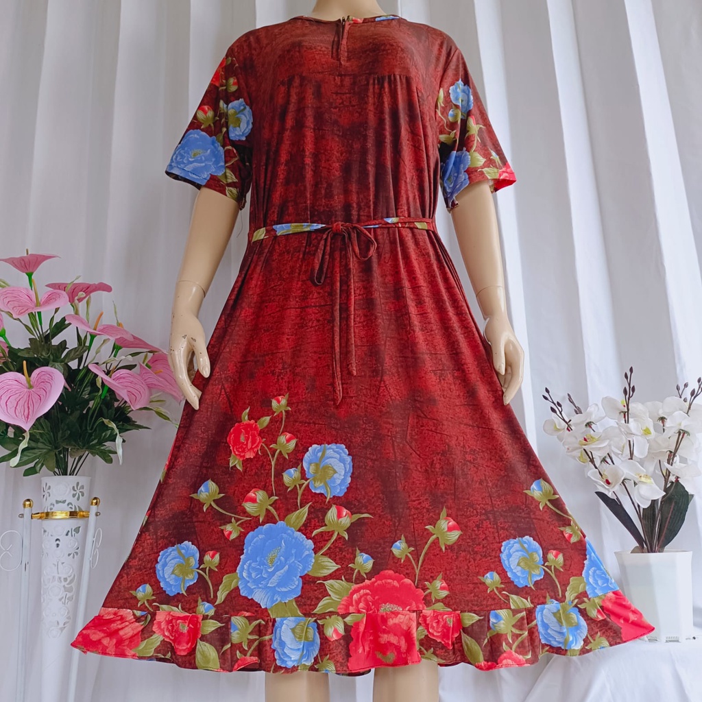 DASTER JERSEY JUMBO SUPER LEMBUT & ADEM PREMIUM MOTIF BUNGA CALEM TERBARU/DASTER JERSEY SUPER JUMBO 