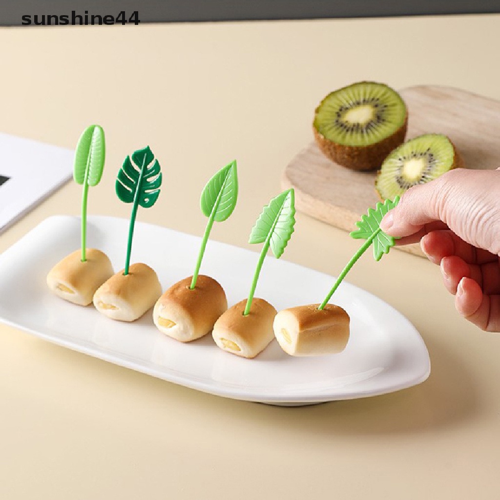 Sunshine Lucu Mini Animal Farm Kartun Food Picks Anak Snack Kue Dessert Makanan Garpu Buah Makan Siang Bento Aksesoris Dekorasi Pesta.