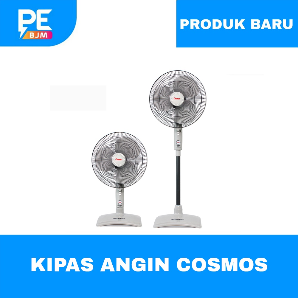 KIPAS ANGIN COSMOS 16 INCH 2 IN 1 BERDIRI 16-SN GARANSI RESMI