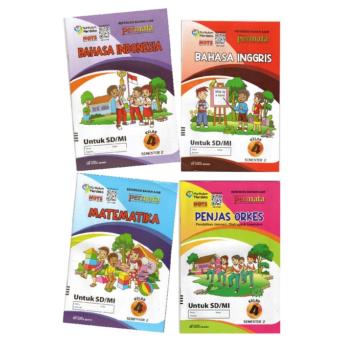 Buku Original 100% - Lks PERMATA Untuk SD/MI Kelas 4 Semester 2 Kurikulum Merdeka
