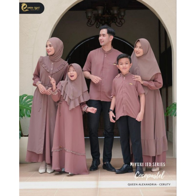 Miyuki ied series by emka hijab warna cocopastel