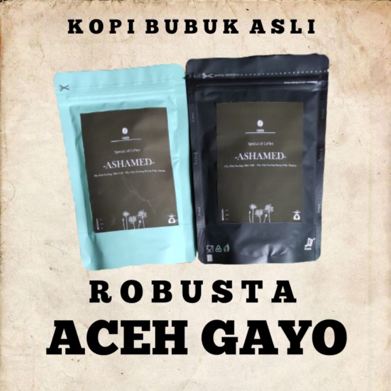 

Kopi Bubuk ASLI ROBUSTA ACEH GAYO Roasted 200gram