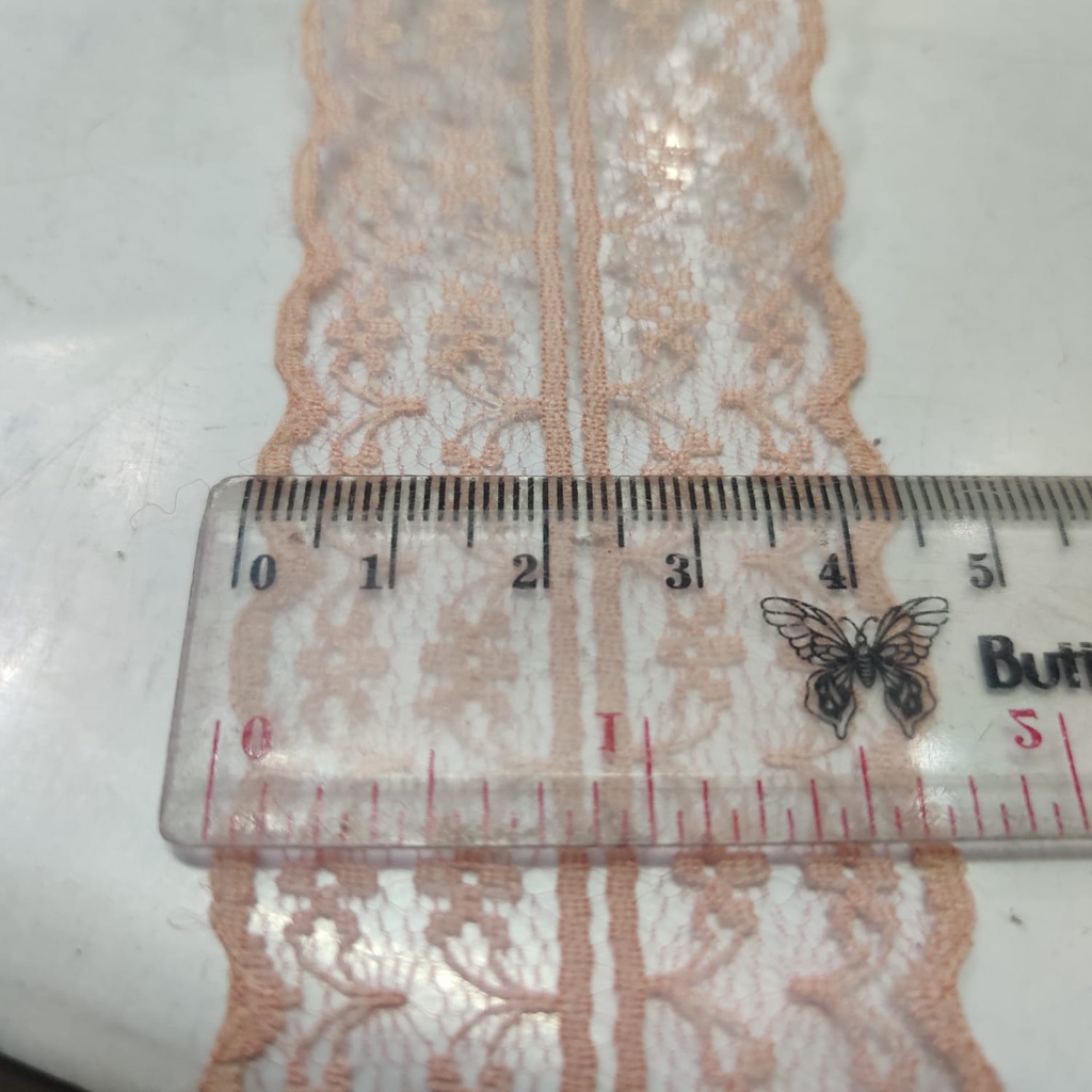 Renda Air 4,5 cm Souvenir Lace Per Gulung Craft DIY