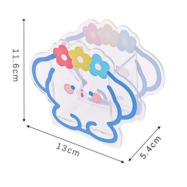 

J2 - tempat pensil acrylic cute animal Pen holder transparant korea