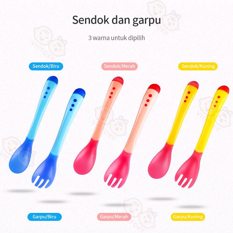 sendok silikon / sendok makan bayi / sendok makan bayi