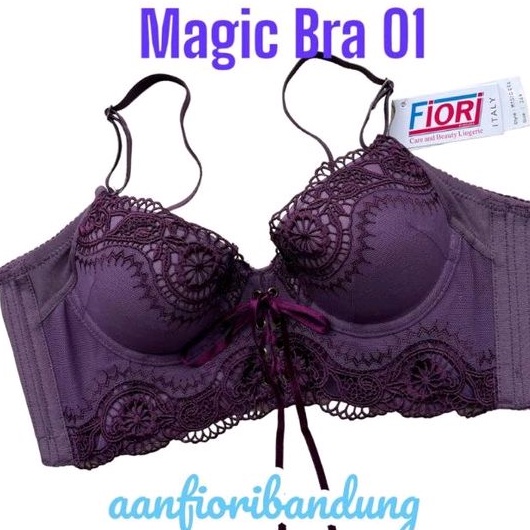FIORI Bra MAGIC Bra 01 Purple | Bra Kawat Double Push Up Bra | PURPLE