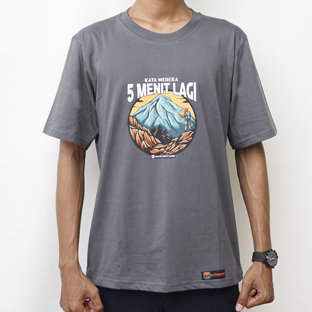 kaos tshirt tema adventure hiking zarventure 1018