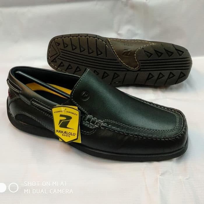 Sepatu Kulit Pakalolo N0521 black.sepatu flats pria pakalolo