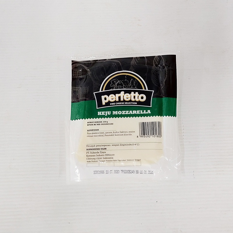

Perfetto Keju Mozzarella 250Gr