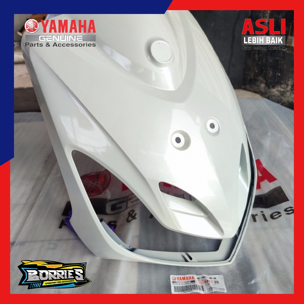 PANEL DASI DADA TAMENG DEPAN MIO SMILE GARNISH PUTIH 28D-F8311-00-GE