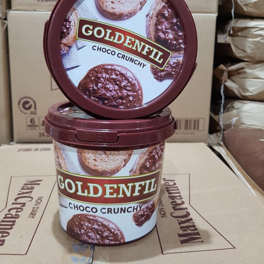 

NIS211 GoldenFil Choco crunchy 1 KG Selai Coklat malt |||