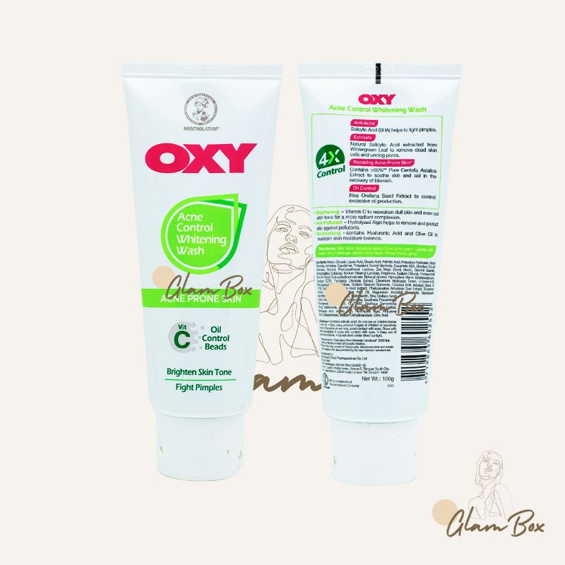Oxy Acne Control Whitening Wash 50g 100g 120g