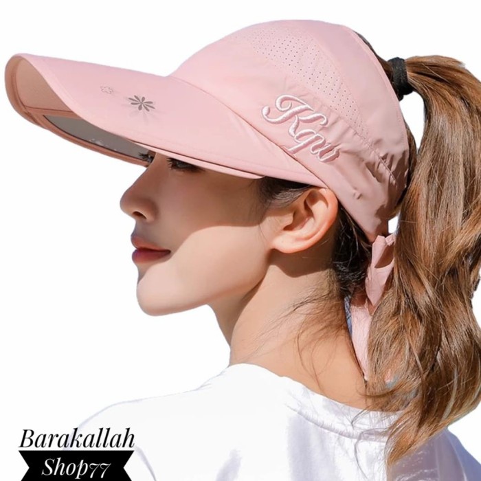 Topi Wanita Fashion Golf Anti Uv Import