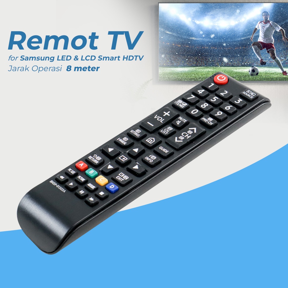 Goofly Remot TV Samsung LED LCD Smart HDTV - AA59-00786A - Black