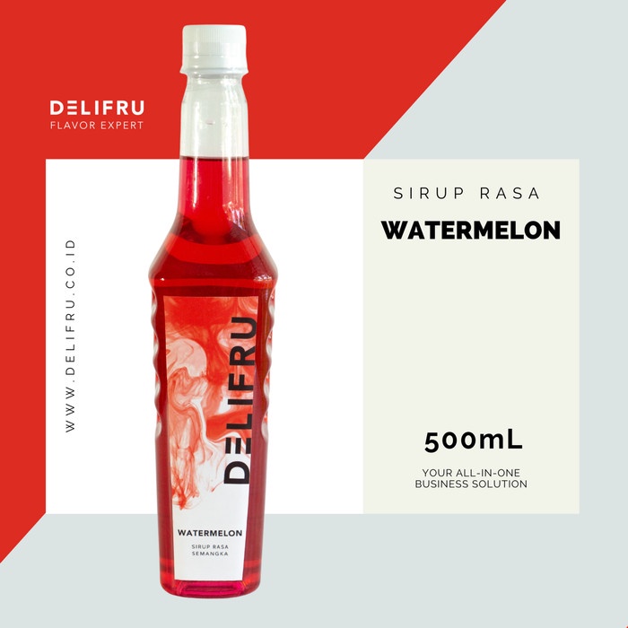 

DELIFRU SYRUP WATERMELON - SIRUP SEMANGKA 500 ML