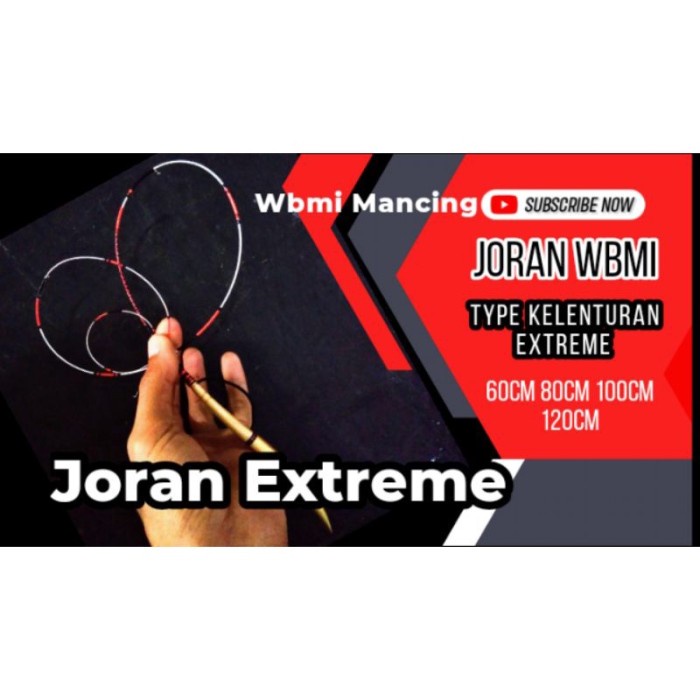 Pancing Joran Wader Beunteur Extreme Lentur, Joran Wbmi