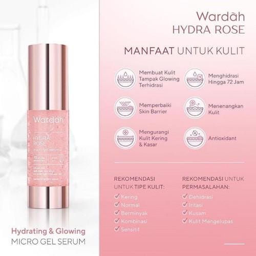 Wardah Hydra Rose Micro Gel Serum 30Ml